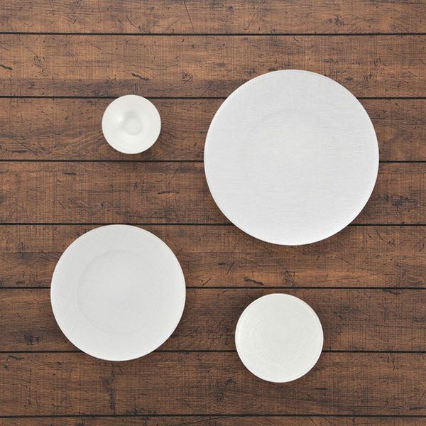 グリッター プレート 14cm ホワイト