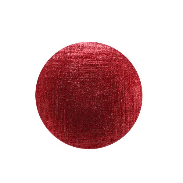 グリッター プレート 14cm レッド