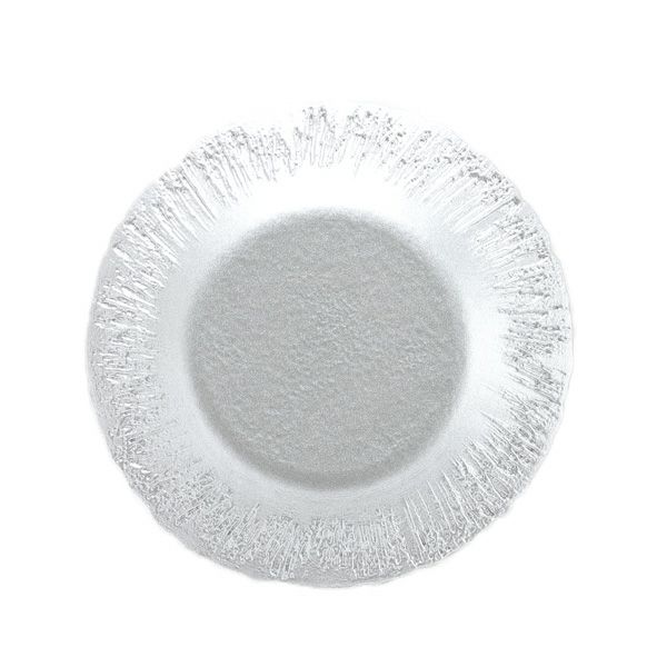 フラッシュ プレート 21．5cm ターコイズブルー＆ゴールド