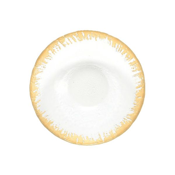 フラッシュ ボウル 17cm クリア＆ゴールド