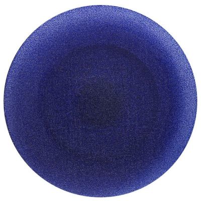 グリッター プレート 35cm ダークブルー