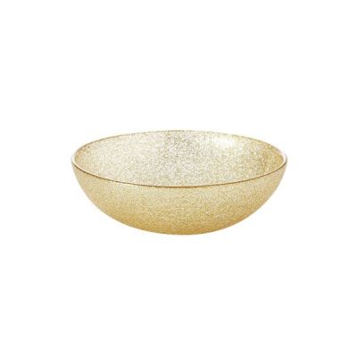 グリッター ミニボウル 9cm ニューゴールド | Vetro Felice
