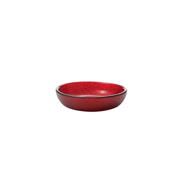 グリッター ミニプレート 9cm レッド