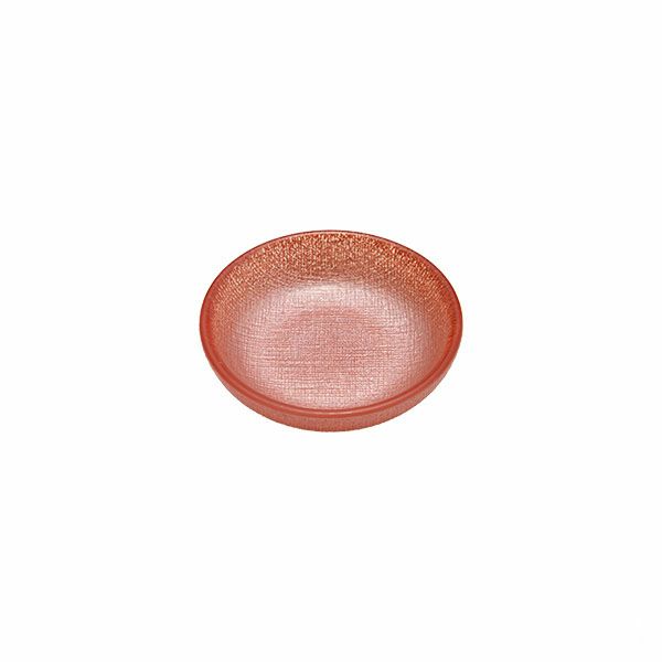 グリッター ミニプレート 9cm ヴィンテージローズピンク