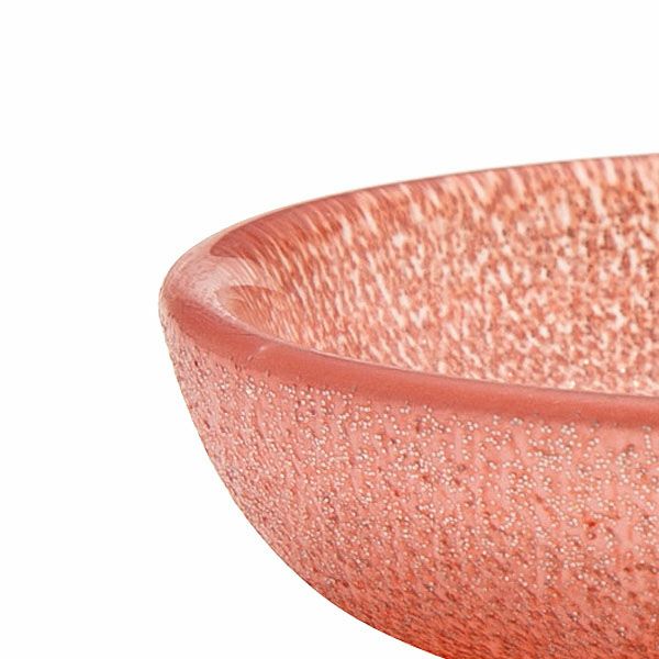 グリッター ミニプレート 9cm ヴィンテージローズピンク