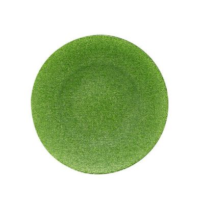 グリッター プレート 17cm ライトグリーン
